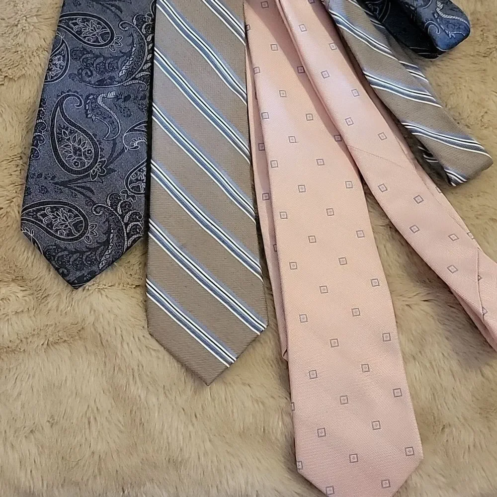 MICHAEL KORS 100% SILK TIES - LOT OF THREE